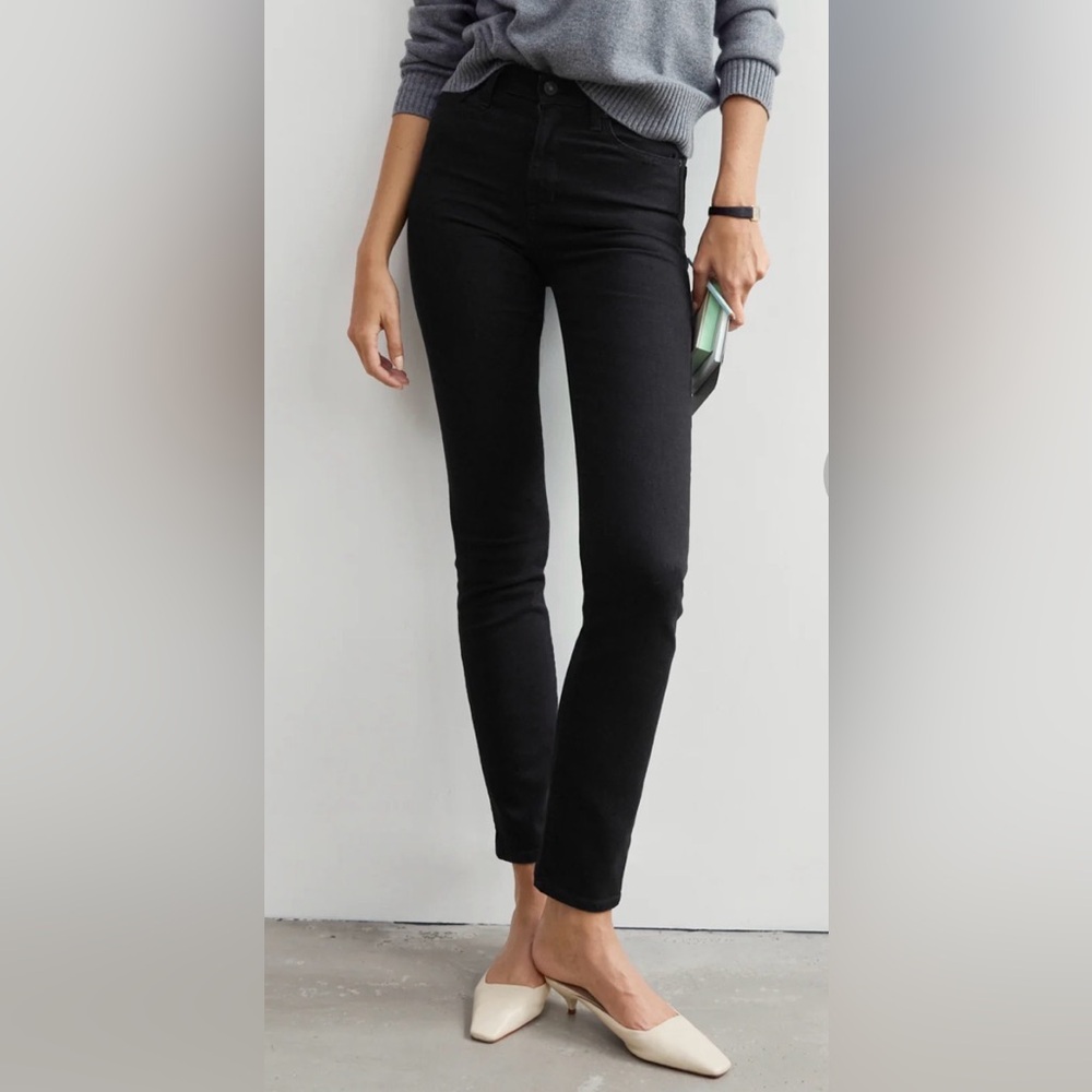 AYR The High Rise Skinny Jeans Women’s Size 25 Black Slim Stretch